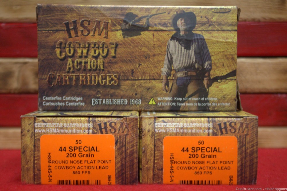 HSM Cowboy Action 44 Special 200 Gr 150 RDS ammo-img-0