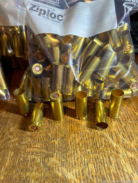 45 Winchester Magnum Brass New 110 Pieces Primed Brass 45 Win mag -img-0