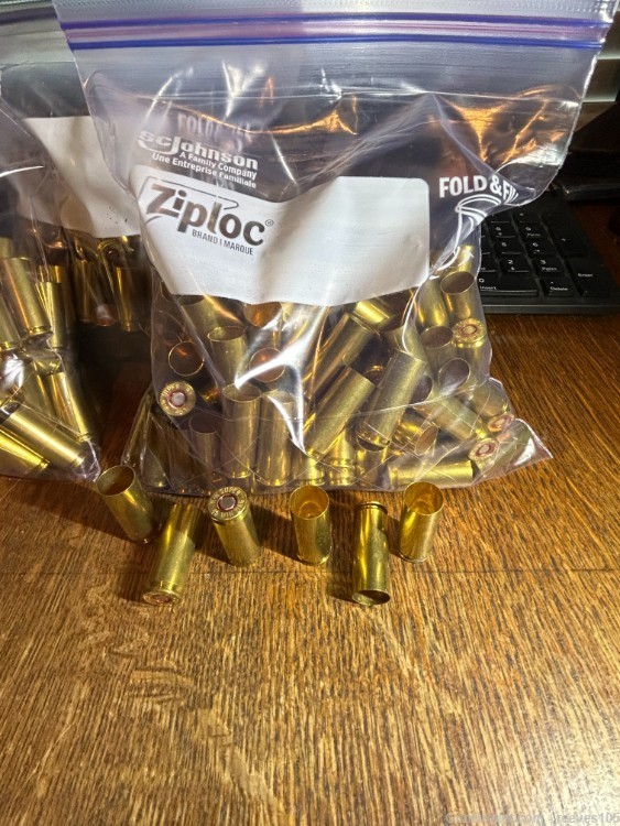 45 Winchester Magnum Brass New 110 Pieces Primed Brass 45 Win mag -img-3
