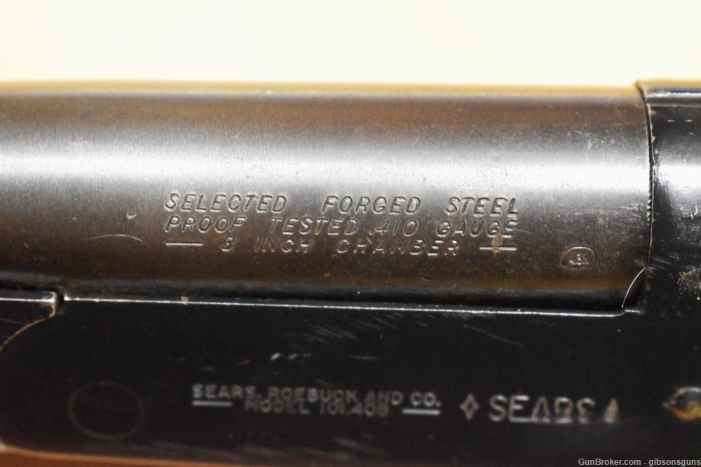 Sears Roebuck & Co Model 101.40B Single shot shotgun, .410 bore-img-9