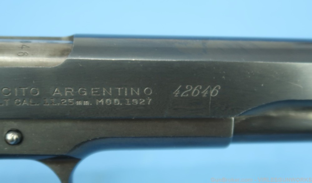 Argentine Colt 1911A1 Sistema Model 1927 45 ACP D.G.F.M. – F.M.A.P.-img-9