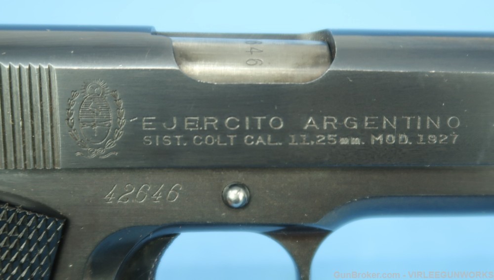 Argentine Colt 1911A1 Sistema Model 1927 45 ACP D.G.F.M. – F.M.A.P.-img-8