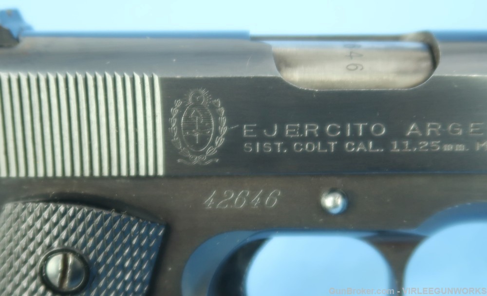 Argentine Colt 1911A1 Sistema Model 1927 45 ACP D.G.F.M. – F.M.A.P.-img-6
