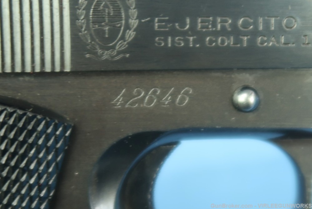 Argentine Colt 1911A1 Sistema Model 1927 45 ACP D.G.F.M. – F.M.A.P.-img-54