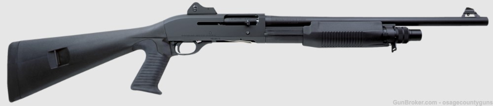 Benelli M3 Tactical Black Synthetic - 19.75" 12GA-img-1