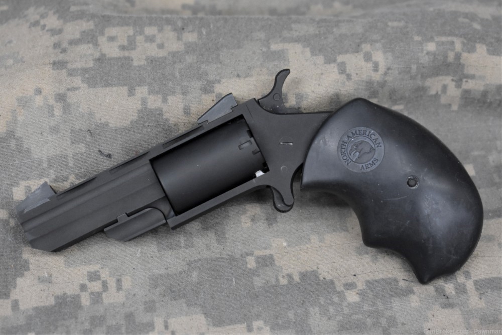 NAA Black Widow revolver 22LR/22MAG w/ papers & lock box-img-1