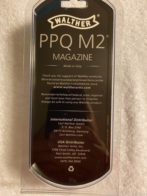 NEW Walther PPQ M2 40 S&W 11 Rd Antifriction Factory Magazine #2796686-img-0