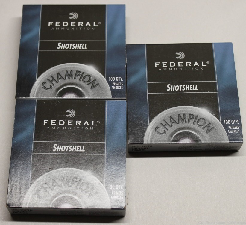 300 Ct Federal 209A Shotshell primers muzzleloader 209 A-img-0