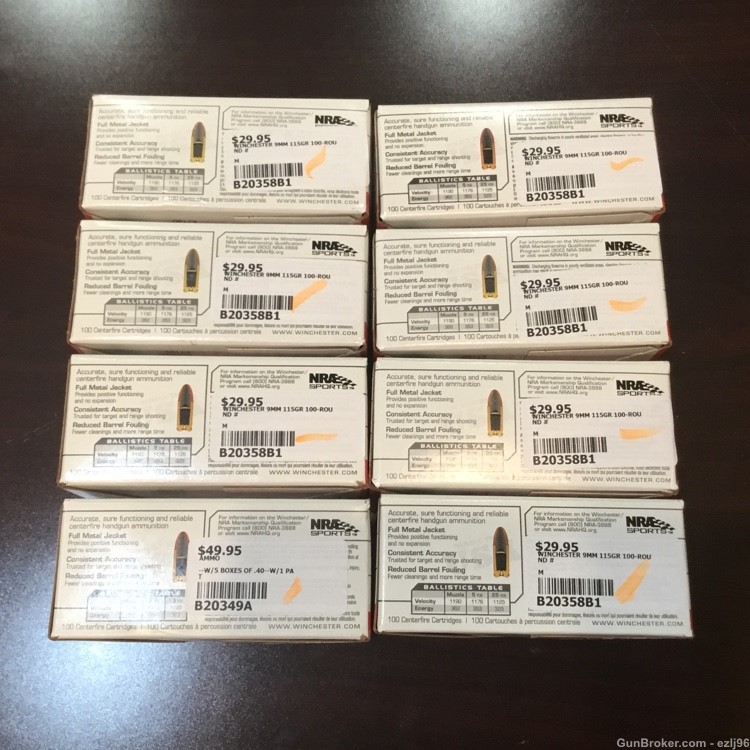 PENNY AUCTION WINCHESTER 9MM LUGER 115 GRAIN 800-ROUNDS FMJ-img-6