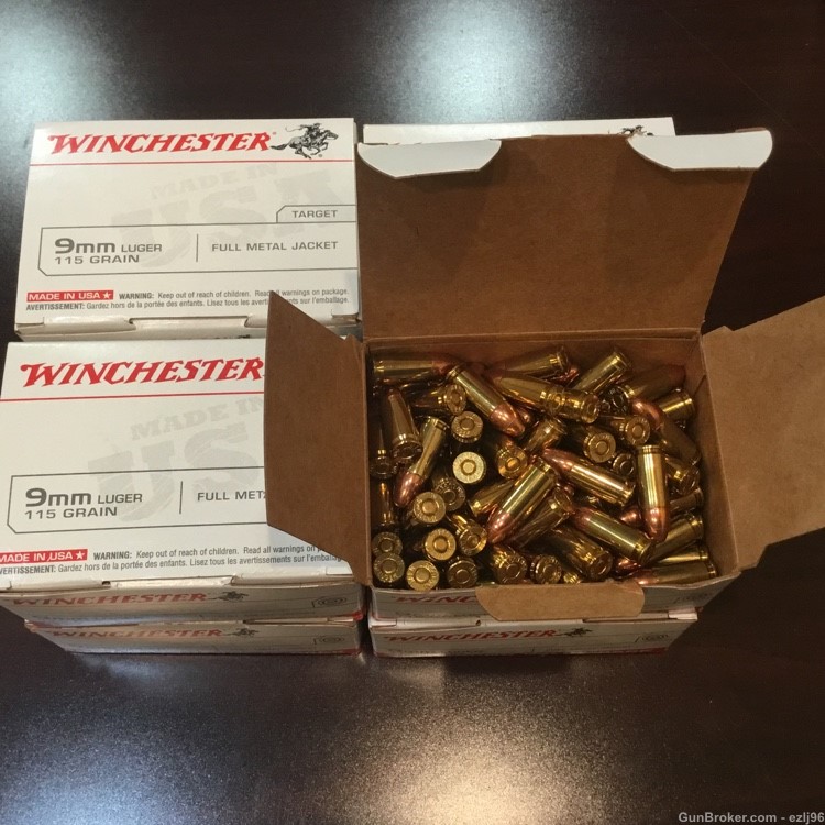 PENNY AUCTION WINCHESTER 9MM LUGER 115 GRAIN 800-ROUNDS FMJ-img-5