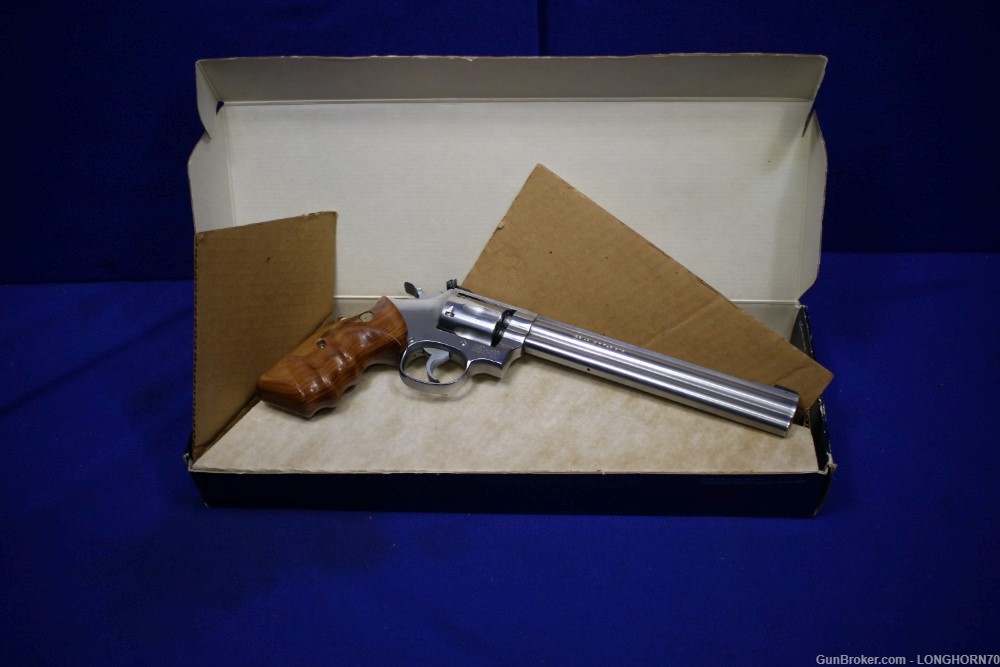 Smith & Wesson 617 No Dash 22LR 8 3/8" Pre Lock w/ Box Rare 1991-img-1
