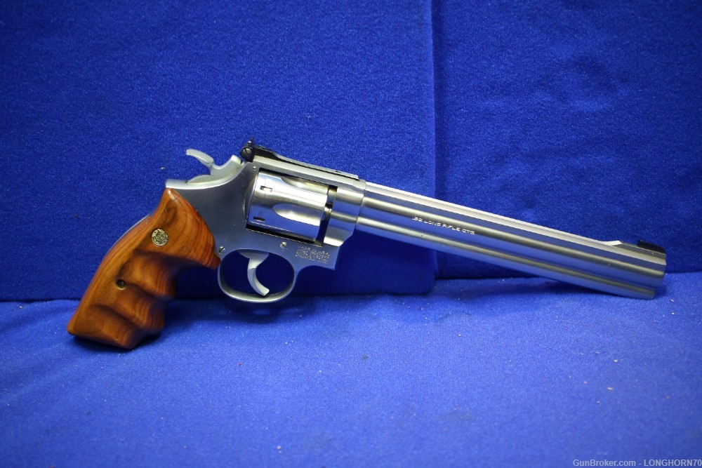 Smith & Wesson 617 No Dash 22LR 8 3/8" Pre Lock w/ Box Rare 1991-img-3