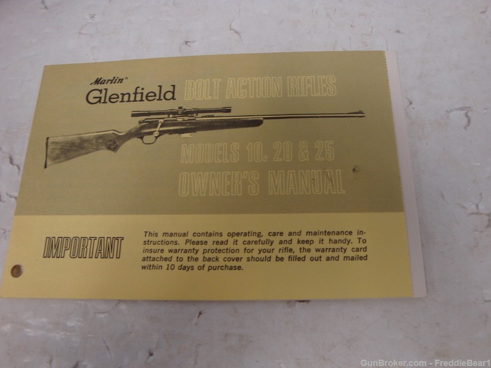 Glenfield Marlin Model 25 22LR Bolt Action Rifle W/ Scope-img-23