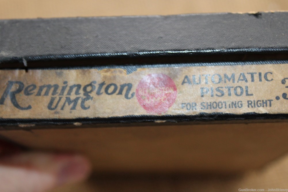 Remington Model 51 Vintage .380 Caliber Pistol Factory Box! WOW! -img-13