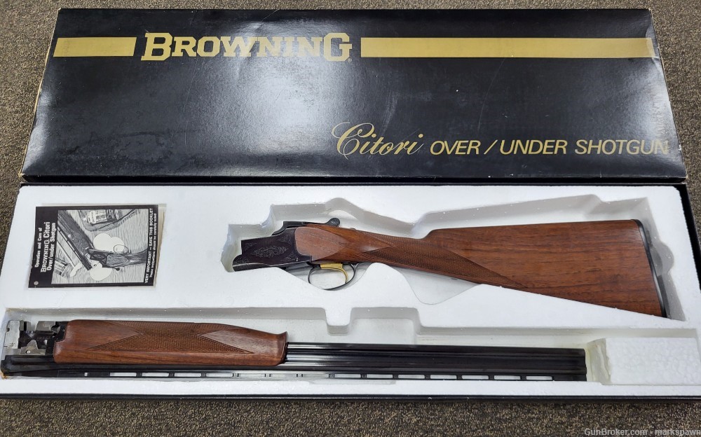Browning 1980 Citori Sporter Grade 1 410 O/U Shotgun Orig Box-img-1