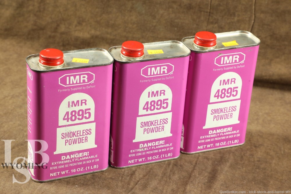 Lot of IMR 4985 2.2 LBS Powder (Local Pickup Only) -img-0