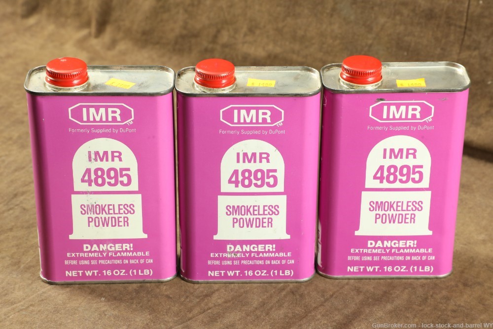 Lot of IMR 4985 2.2 LBS Powder (Local Pickup Only) -img-1