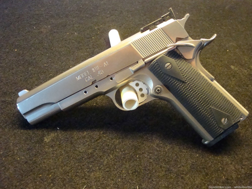 Bullseye Pistol Springfield 1911-A1 Stainless-img-0