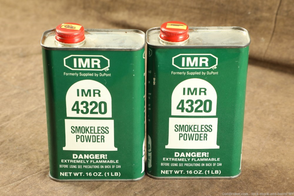 Lot of IMR 4320 2 LBS Powder (Local Pickup Only) -img-1