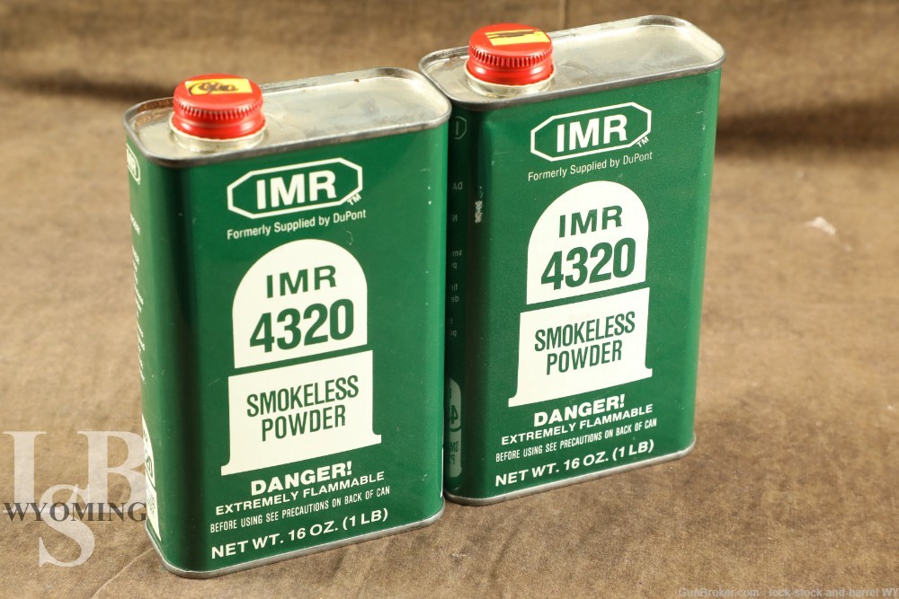 Lot of IMR 4320 2 LBS Powder (Local Pickup Only) -img-0