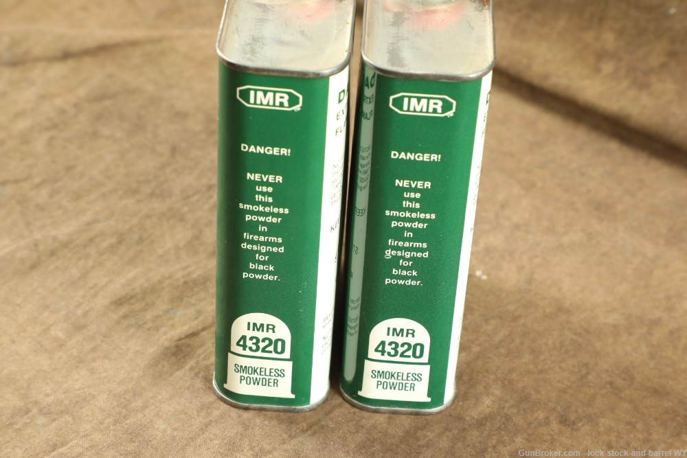 Lot of IMR 4320 2 LBS Powder (Local Pickup Only) -img-4
