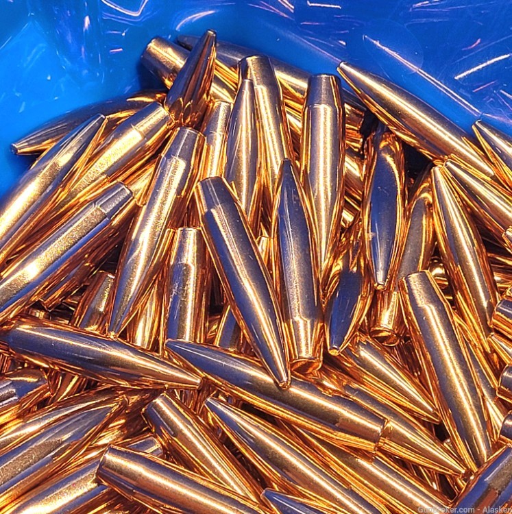 ONLY $0.31 ea,   700 pcs 6.5mm .264 140 grain NOSLER Custom Comp bullets-img-1