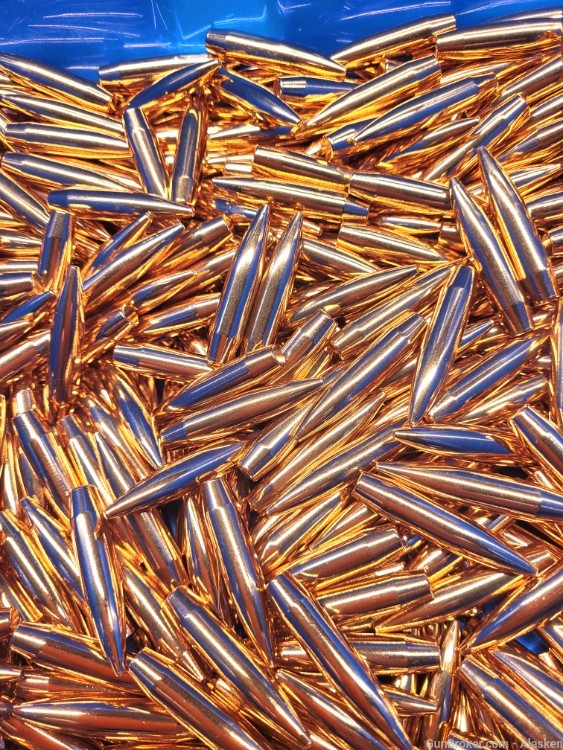 ONLY $0.31 ea,   700 pcs 6.5mm .264 140 grain NOSLER Custom Comp bullets-img-2