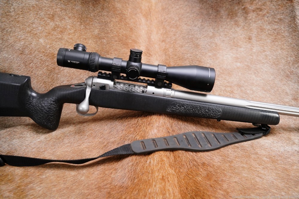 Custom Savage Model 111 .300 WSM Stainless Magazine 26” Bolt Action Rifle-img-2