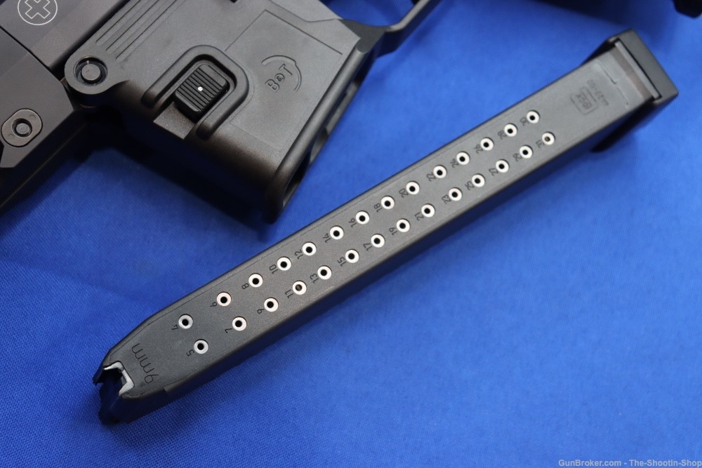 B&T Model SPC9 PDW G Tactical Pistol 9MM Luger 5.9" 3-LUG MB 32RD GLOCK MAG-img-30