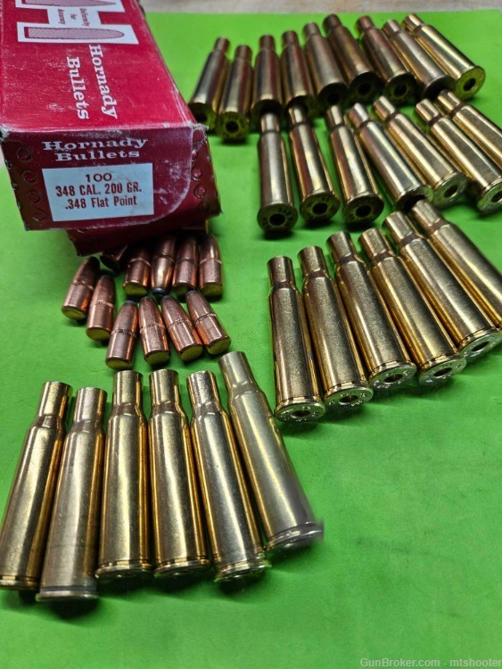348 Winchester Reloading Dies and components-img-2