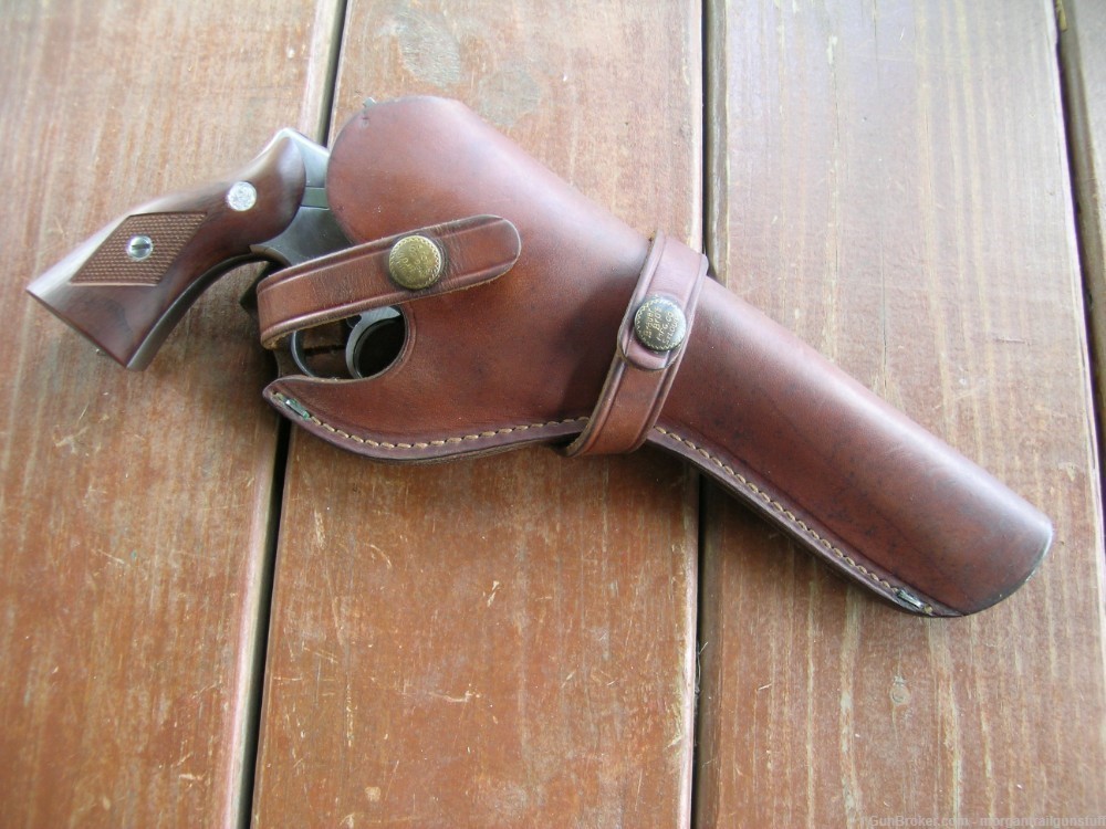 Brauer Bros H42 Leather Holster Ruger Security Six & S&W K 6"-img-0