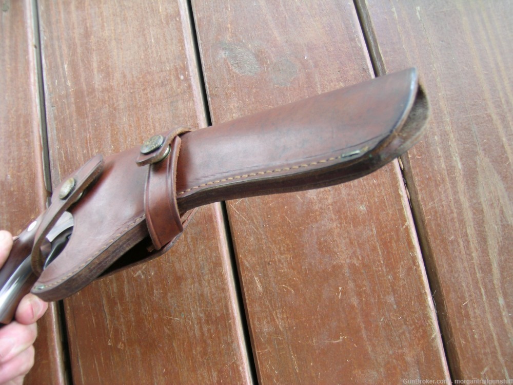 Brauer Bros H42 Leather Holster Ruger Security Six & S&W K 6"-img-2