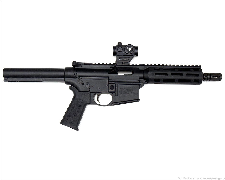 - Smith & Wesson S&W M&P15-22P 22LR AR-15  AR 8" Pistol w/ Optics --img-0
