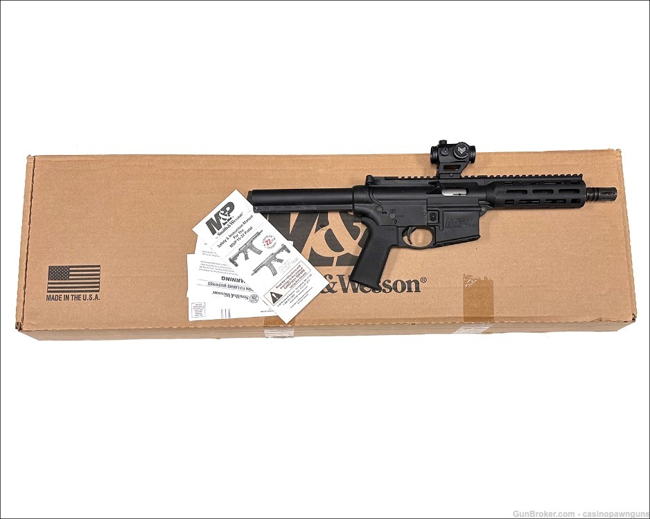 - Smith & Wesson S&W M&P15-22P 22LR AR-15  AR 8" Pistol w/ Optics --img-6