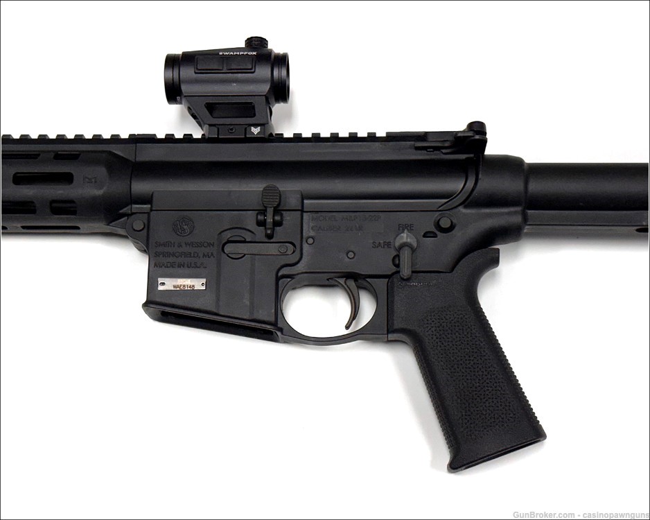 - Smith & Wesson S&W M&P15-22P 22LR AR-15  AR 8" Pistol w/ Optics --img-5