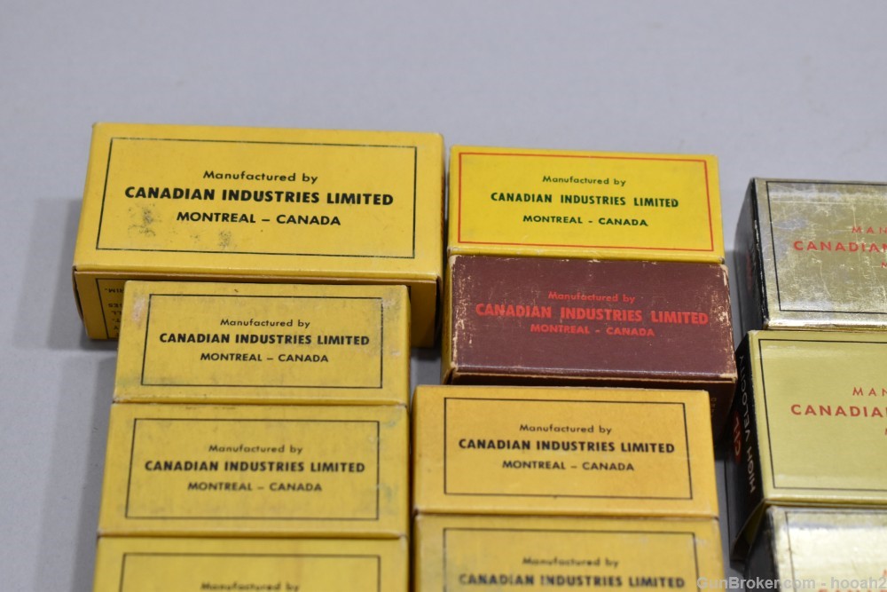 24 Boxes 1076 Rds Canadian 22 Rimfire Canuck CIL Imperial Whiz Bang -img-9