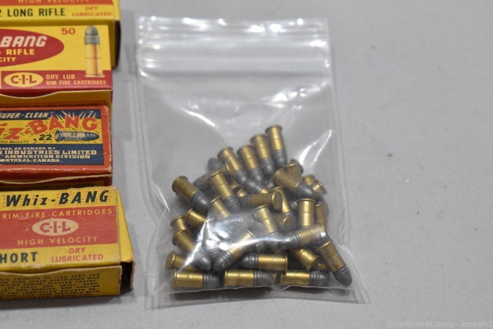 24 Boxes 1076 Rds Canadian 22 Rimfire Canuck CIL Imperial Whiz Bang -img-7