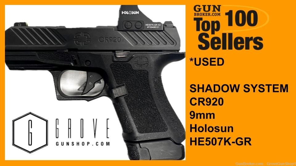 Shadow Systems CR920 Combat Optic 9mm w/Holosun HE507K-GR X2-img-0
