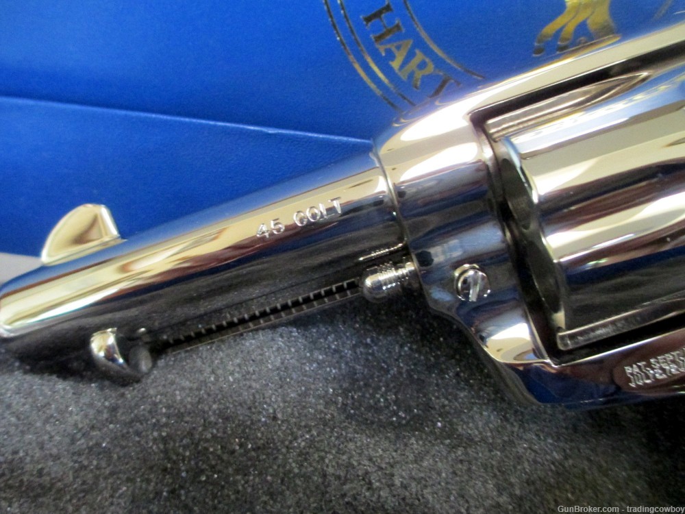 COLT SAA 3 1/2" NICKEL WITH EJECTOR ROD IN 45LC-img-2