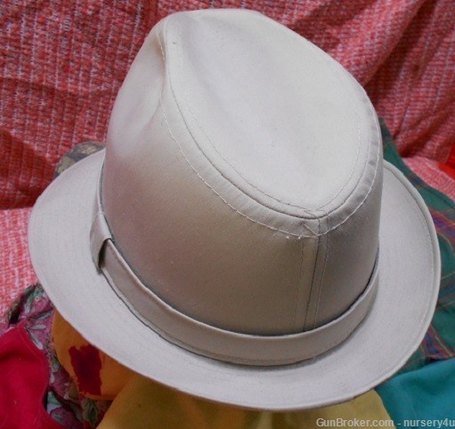 London Fog Canvas Fedora Brim Hat, Size 7 1/2, Outdoor Hunting Gear -See Ad-img-6