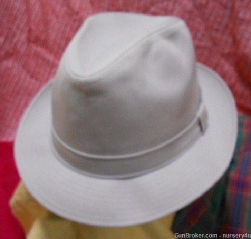 London Fog Canvas Fedora Brim Hat, Size 7 1/2, Outdoor Hunting Gear -See Ad-img-0
