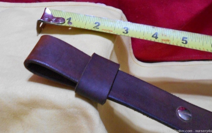 Remington Belt Handcrafted Leather by Burl D.Baum, 30", for Guns & Gear, US-img-4