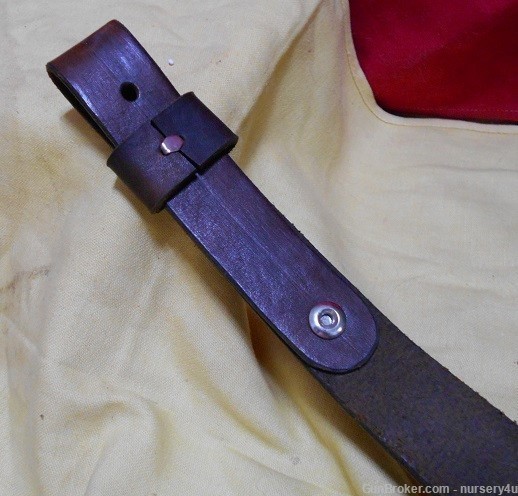 Remington Belt Handcrafted Leather by Burl D.Baum, 30", for Guns & Gear, US-img-3