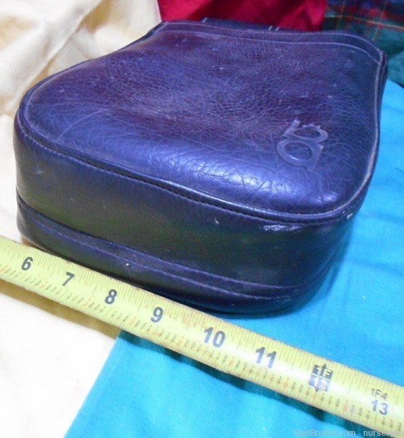 Leather Ammo Pouch by Bob Allen, about 7x7x3", for Guns & Gear, USA   -img-3