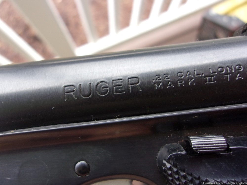 Ruger Mark II .22lr Semi Auto 10" Long Barrel TARGET Pistol 1989 $1START-img-8