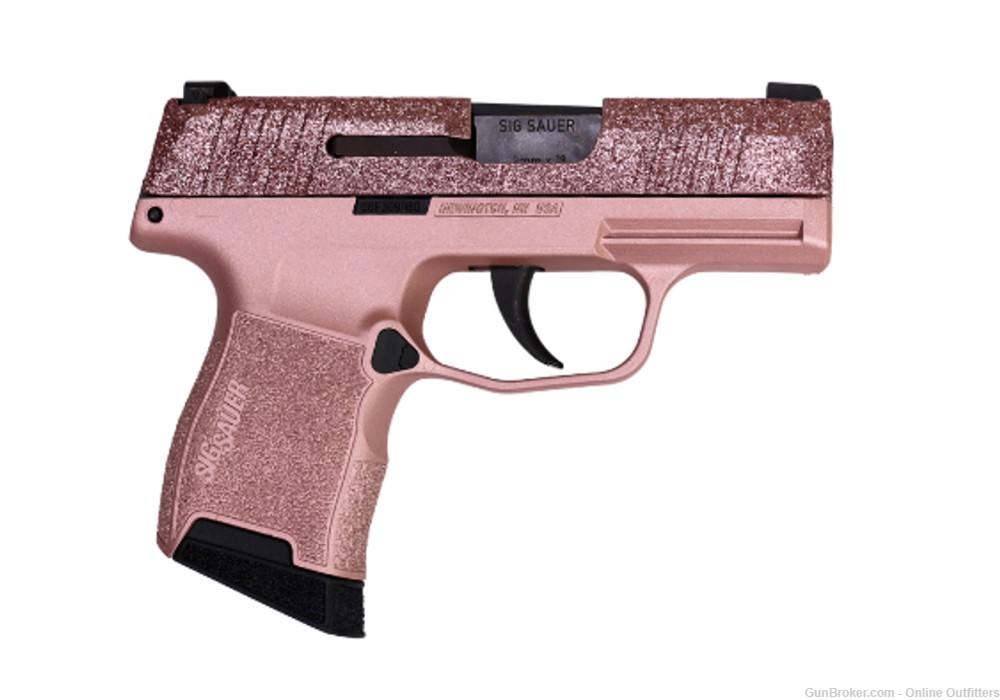 Limited Edition Sig Sauer P365 Rose Gold 9mm 3.1" 10+1 Sig 365 Glitter-img-1