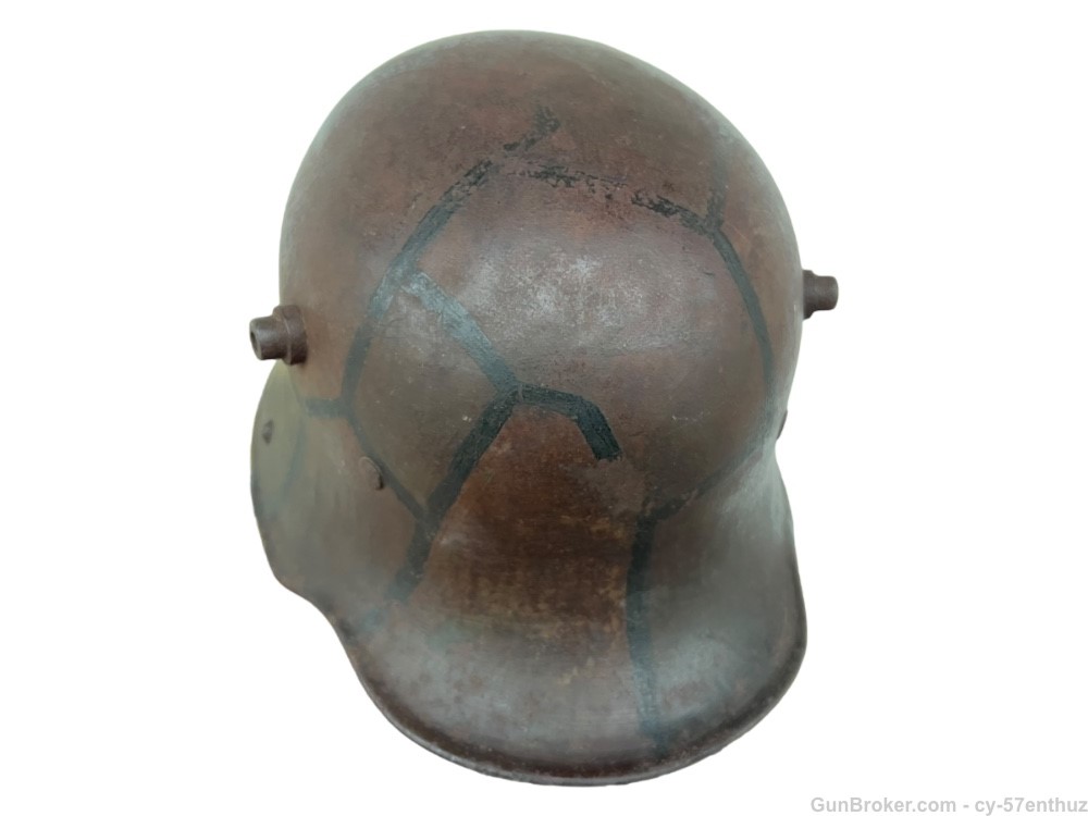 WW1 German M16 Helmet Camo Painted Shell BF62 gew g98 luger-img-8