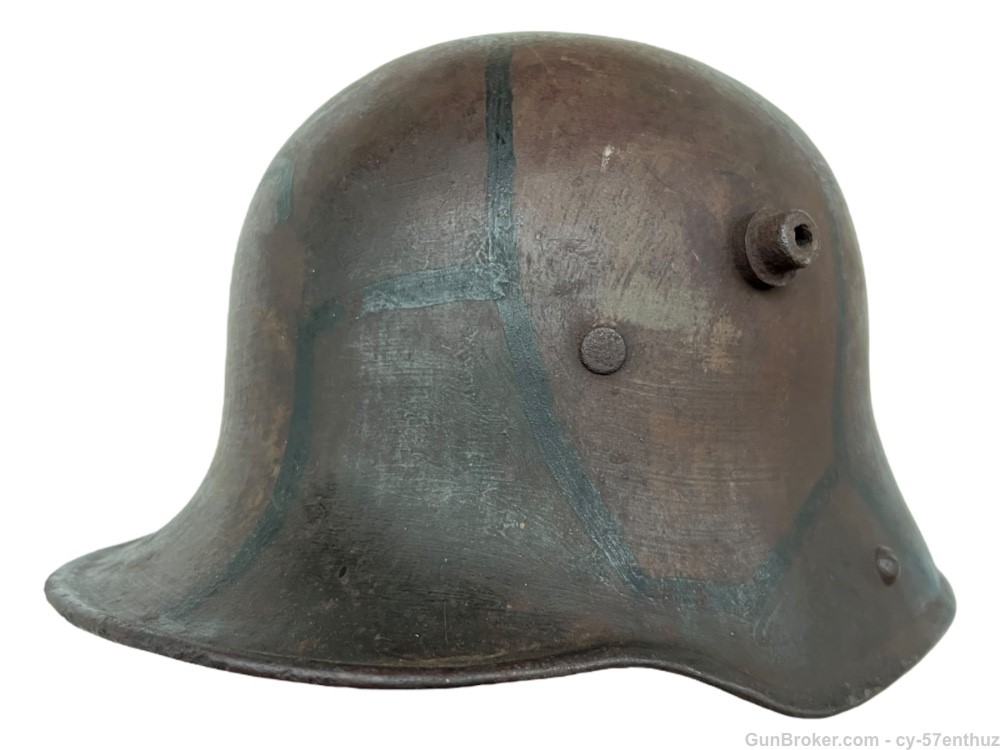 WW1 German M16 Helmet Camo Painted Shell BF62 gew g98 luger-img-1
