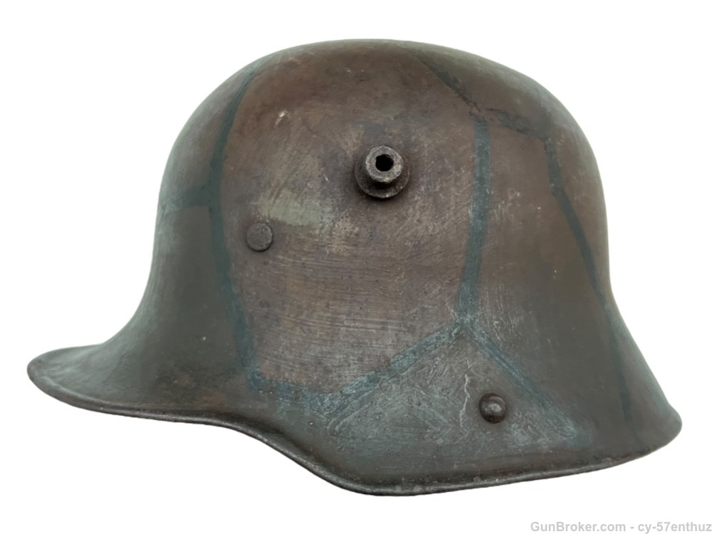 WW1 German M16 Helmet Camo Painted Shell BF62 gew g98 luger-img-2