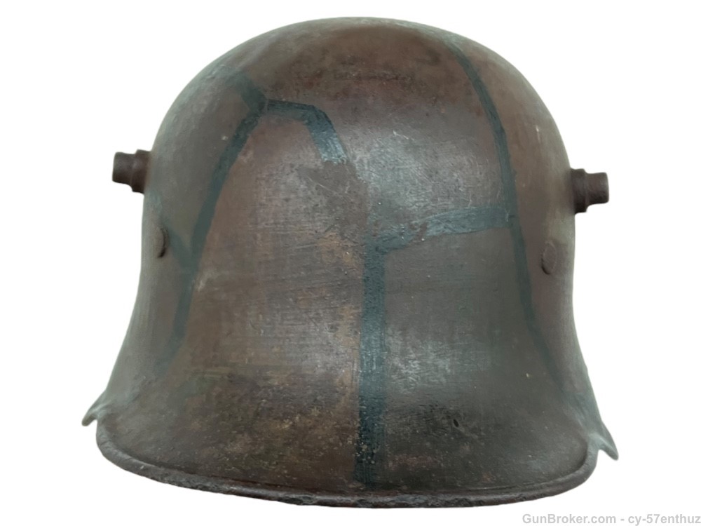 WW1 German M16 Helmet Camo Painted Shell BF62 gew g98 luger-img-0
